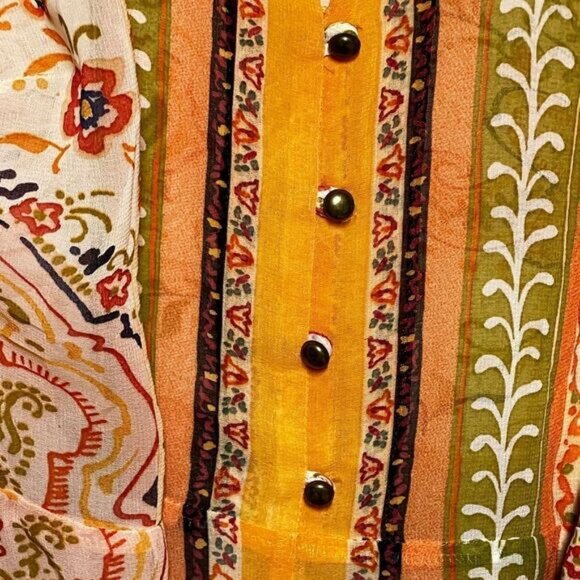 NWOT ZARA Printed Boho Tied Floral Mini Summer Dress Sz S - Picture 8 of 10